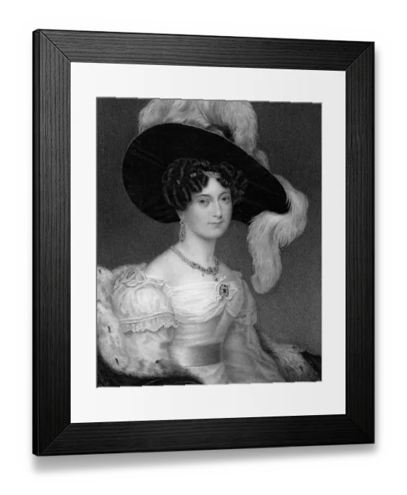 Framed Print : Her Royal Highness Princess Victoria - Mary - Louisa of Saxe - Coburg - Saalfeld Framed Print : Her Royal Highness Princess Victoria - Mary - Louisa of Saxe - Coburg - Saalfeld