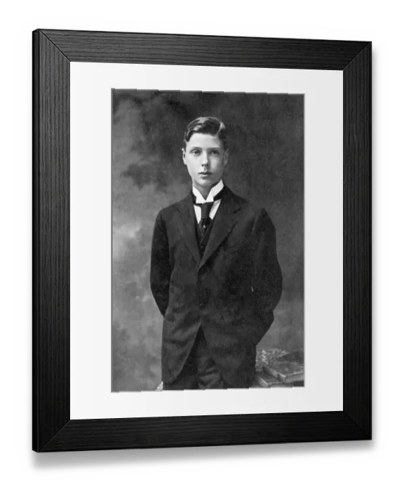 Framed Print : H. R. H. The Prince of Wales (later King Edward VIII) Portrait by Nadar - 1912