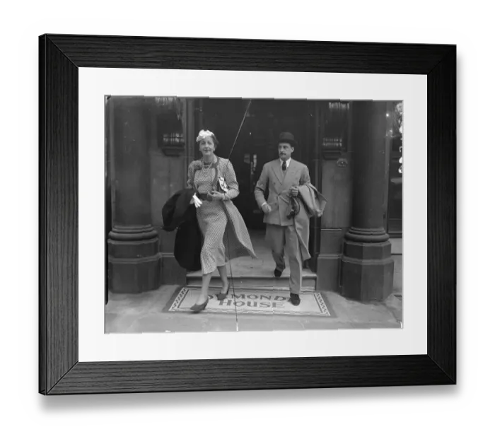 Framed Print : Archduke Franz Joseph of Habsburg photographed with his fiancee, Baroness Marta Framed Print : Archduke Franz Joseph of Habsburg photographed with his fiancee, Baroness Marta