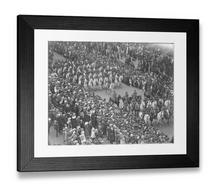 Framed Print : The Great Victory March. The Royal Scots Greys in the parade. 19 July 1919 Framed Print : The Great Victory March. The Royal Scots Greys in the parade. 19 July 1919