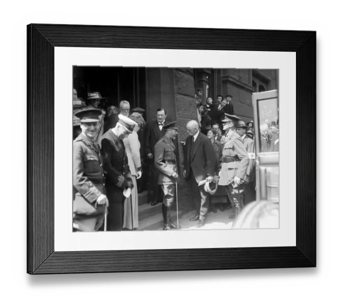 Framed Print : Royal Tour of The West Riding. 1 June 1918 Framed Print : Royal Tour of The West Riding. 1 June 1918