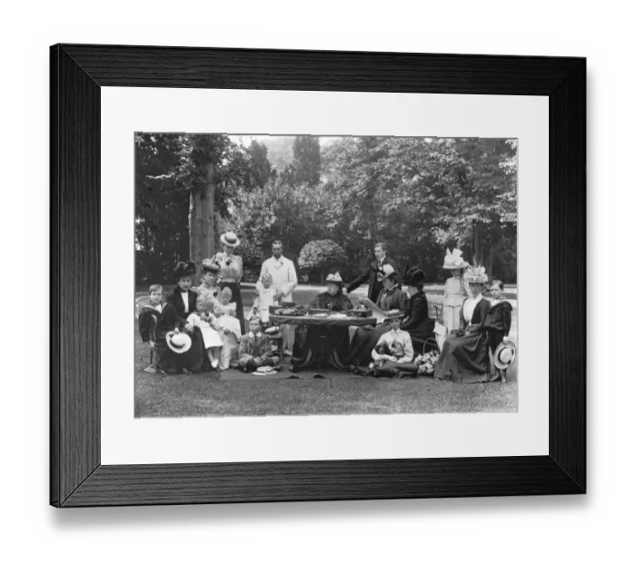 Framed Print : Royal Group at Osborne August 1898 left to right Prince Leopold of Battenberg, Princess Framed Print : Royal Group at Osborne August 1898 left to right Prince Leopold of Battenberg, Princess