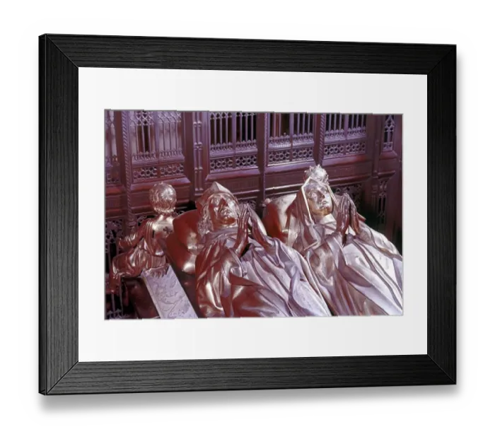 Framed Print : Westminster Abbey, Royal Effigies and Tombs, Henry VII and Elizabeth of York Framed Print : Westminster Abbey, Royal Effigies and Tombs, Henry VII and Elizabeth of York