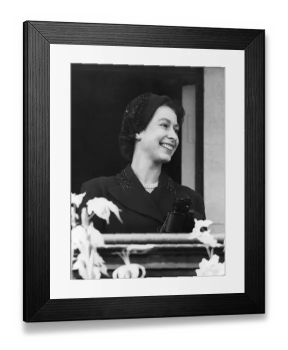 Framed Print : Queen Elizabeth II gallant loser seen smiling in the Royal Box though her favoured Framed Print : Queen Elizabeth II gallant loser seen smiling in the Royal Box though her favoured