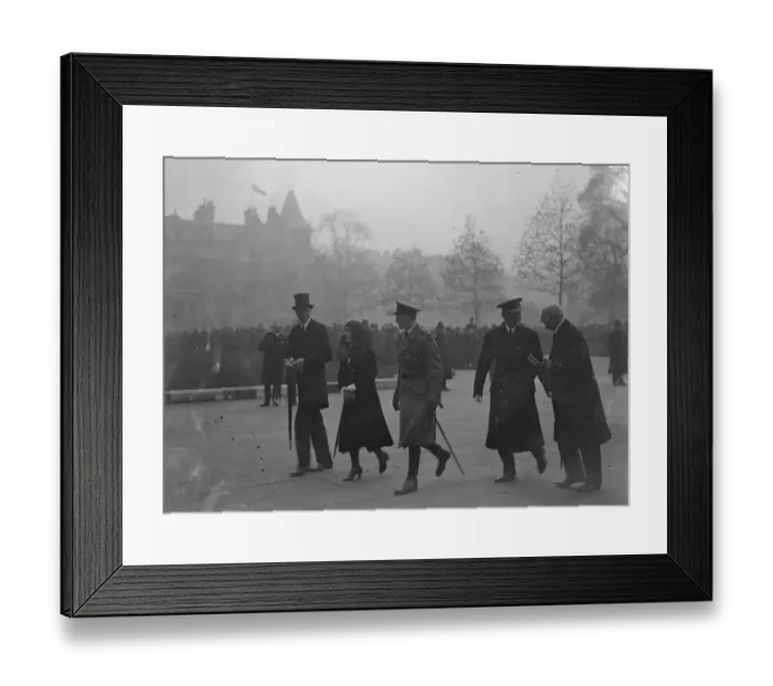 Framed Print : Fourteenth anniversary of the Armistice celebrated in London. The fourteenth anniversary Framed Print : Fourteenth anniversary of the Armistice celebrated in London. The fourteenth anniversary