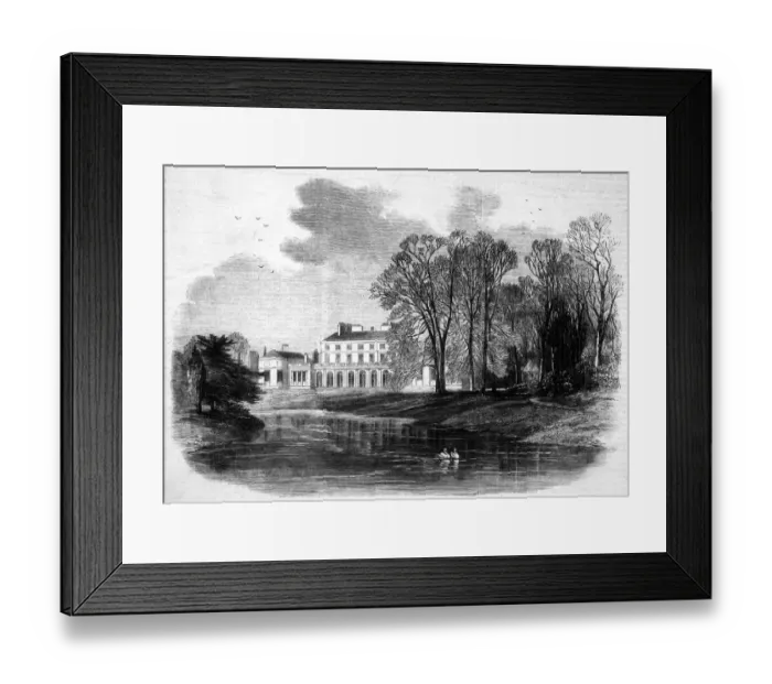 Framed Print : Frogmore House, near Windsor Castle, the residence of Her Royal Highness The Late Framed Print : Frogmore House, near Windsor Castle, the residence of Her Royal Highness The Late