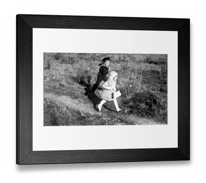 Framed Print : Spain Royal Childrens Christmas Outing The Prince of the Asturias and the Infanta Framed Print : Spain Royal Childrens Christmas Outing The Prince of the Asturias and the Infanta