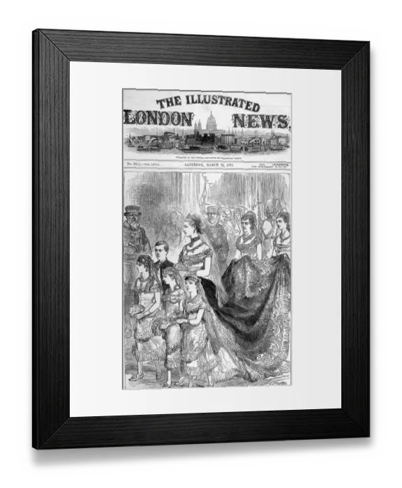 Framed Print : The marriage of His Royal Highness the Duke of Connaught to Her Royal Highness Princess Framed Print : The marriage of His Royal Highness the Duke of Connaught to Her Royal Highness Princess