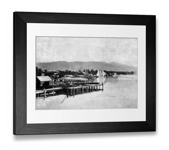 Framed Print : Kingston Harbour, Jamaica Kingston Harbour, a natural inlet about six miles long Framed Print : Kingston Harbour, Jamaica Kingston Harbour, a natural inlet about six miles long