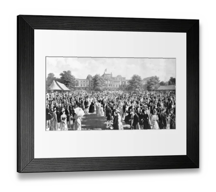 Framed Print : A Royal Garden Party at Buckingham Palace