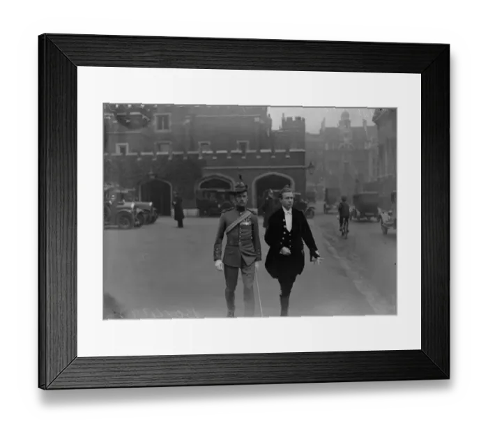 Framed Print : The King holds a levee at St James Palace. Colonel John Murrey ( Australian ) Framed Print : The King holds a levee at St James Palace. Colonel John Murrey ( Australian )