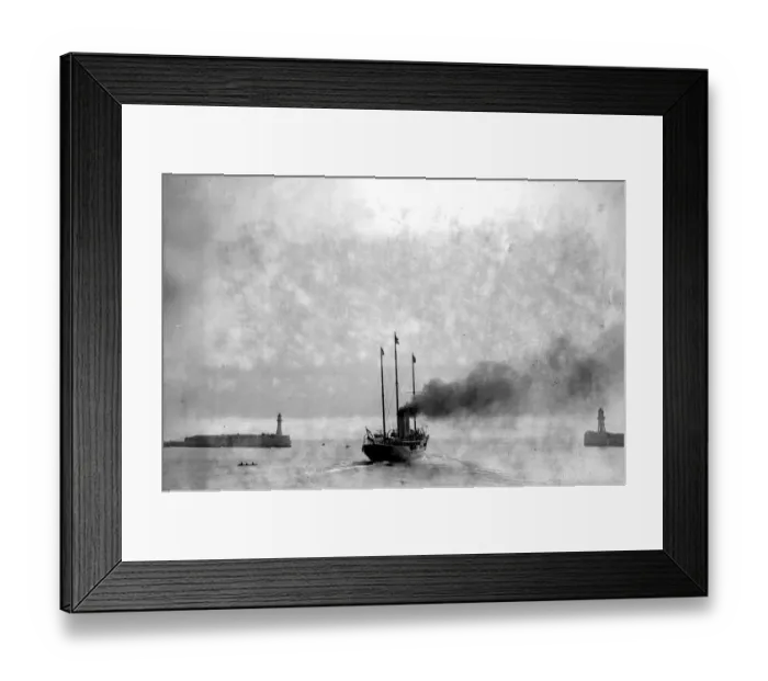 Framed Print : The King and Queen leave Dover for Paris. Royal Yacht Alexandre Framed Print : The King and Queen leave Dover for Paris. Royal Yacht Alexandre