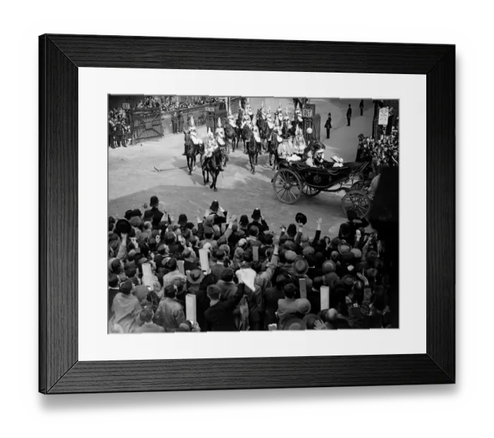 Framed Print : The Royal tour of Canada and the USA by King George VI and Queen Elizabeth, 1939 King Framed Print : The Royal tour of Canada and the USA by King George VI and Queen Elizabeth, 1939 King