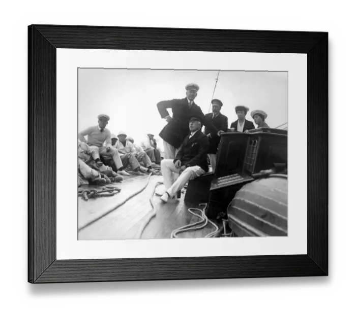 Framed Print : The King in Yacht Race at Cowes The King, Princess Mary, the Marquise d Hautpool Framed Print : The King in Yacht Race at Cowes The King, Princess Mary, the Marquise d Hautpool