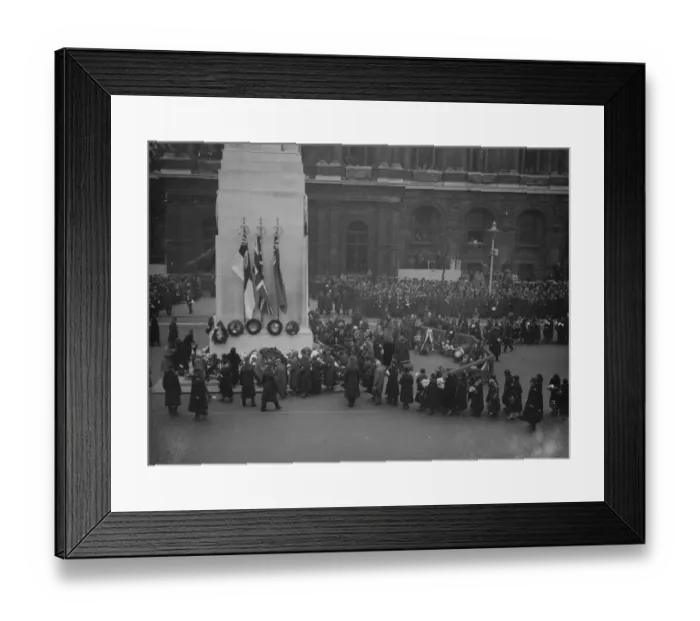 Framed Print : Fourteenth anniversary of the Armistice celebrated in London. The fourteenth anniversary Framed Print : Fourteenth anniversary of the Armistice celebrated in London. The fourteenth anniversary