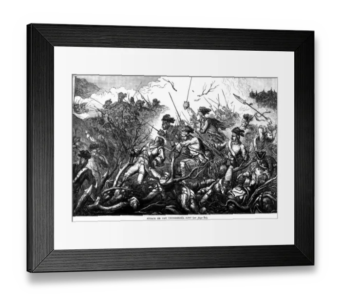 Framed Print : View of British Troops