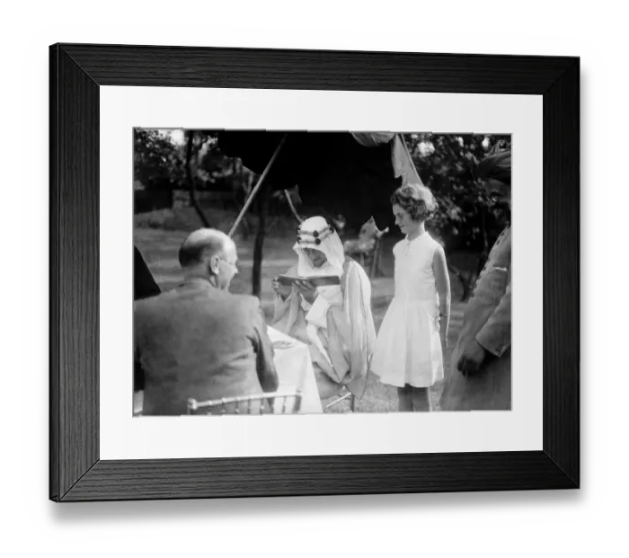 Framed Print : The Emir Saud - Crown Prince of Saudia Arabia - attended a reception in his honour Framed Print : The Emir Saud - Crown Prince of Saudia Arabia - attended a reception in his honour