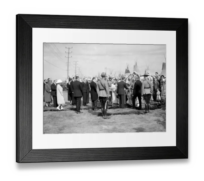 Framed Print : The Royal tour of Canada and the USA by King George VI and Queen Elizabeth, 1939 The King Framed Print : The Royal tour of Canada and the USA by King George VI and Queen Elizabeth, 1939 The King