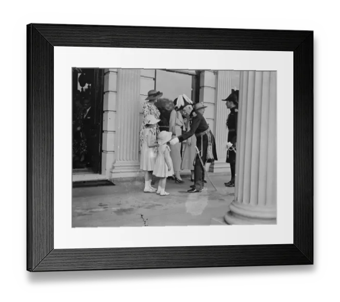 Framed Print : The Duke of Connaught inspects the Yeomen of the Kings Bodyguard, the celebration Framed Print : The Duke of Connaught inspects the Yeomen of the Kings Bodyguard, the celebration