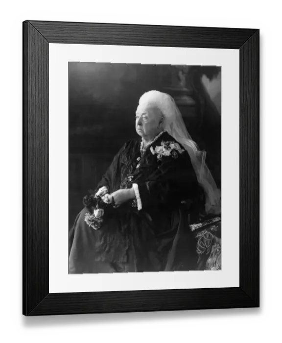 Framed Print : Queen Victoria photographed in connection with her Diamond Jubilee 1897 August Framed Print : Queen Victoria photographed in connection with her Diamond Jubilee 1897 August