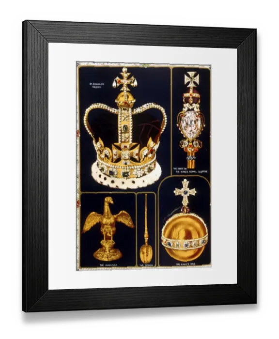 Framed Print : Symbols of British Imperial Power