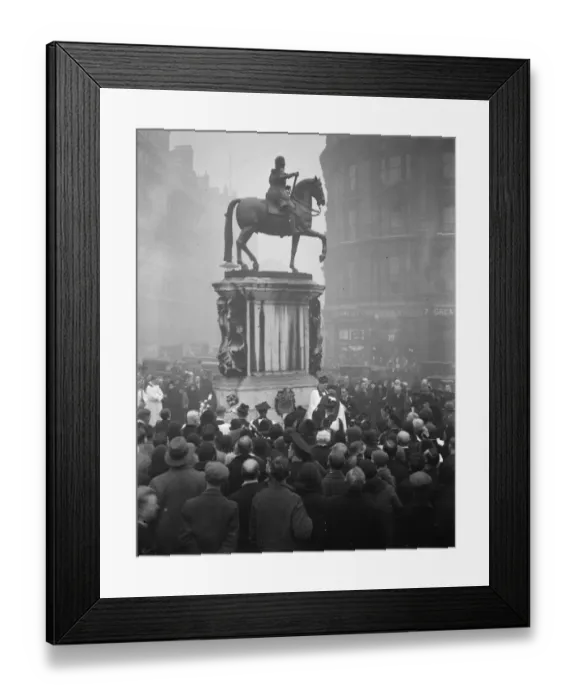 Framed Print : Stuart Adherents honour Martyr King. A commoration service for King Charles I Framed Print : Stuart Adherents honour Martyr King. A commoration service for King Charles I