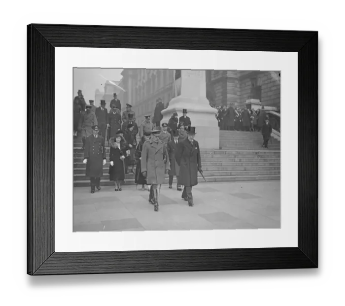 Framed Print : Fourteenth anniversary of the Armistice celebrated in London. The fourteenth anniversary Framed Print : Fourteenth anniversary of the Armistice celebrated in London. The fourteenth anniversary