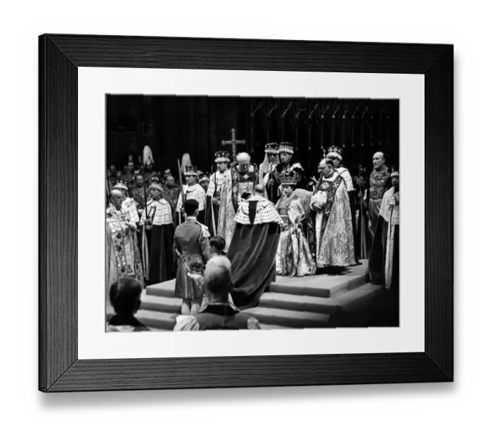Framed Print : The Duke of Gloucester paying Homage to Her Majesty The Queen Elizabeth II after Framed Print : The Duke of Gloucester paying Homage to Her Majesty The Queen Elizabeth II after