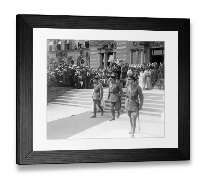 Framed Print : Royal Tour of The West Riding. 1 June 1918 Framed Print : Royal Tour of The West Riding. 1 June 1918