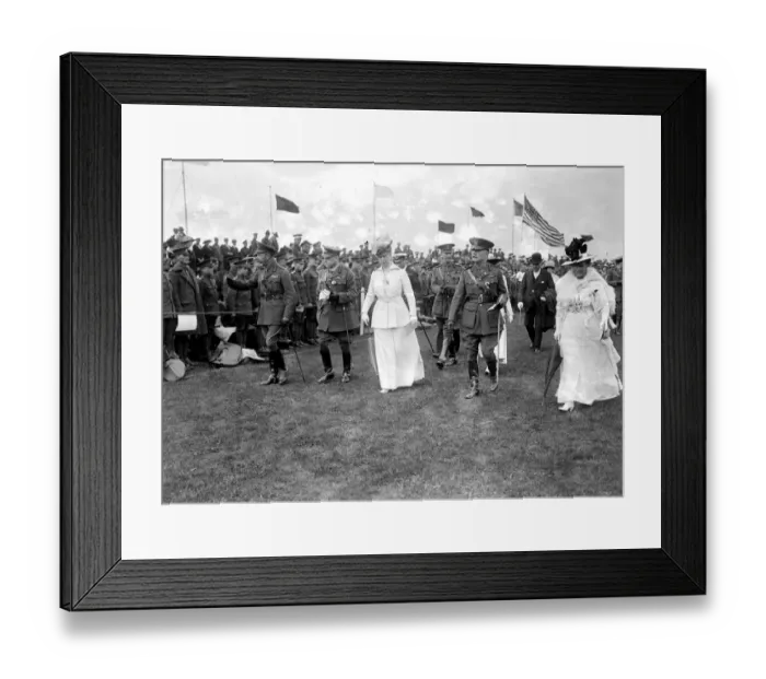 Framed Print : The Royal visits to Aldershot. 25 August 1917 George VI (Albert Frederick Arthur Framed Print : The Royal visits to Aldershot. 25 August 1917 George VI (Albert Frederick Arthur