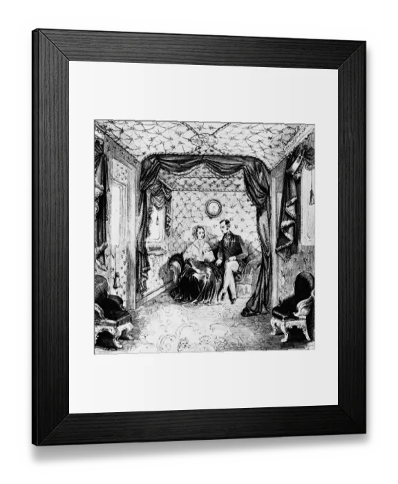 Framed Print : Interior of the Royal railway carriage Framed Print : Interior of the Royal railway carriage