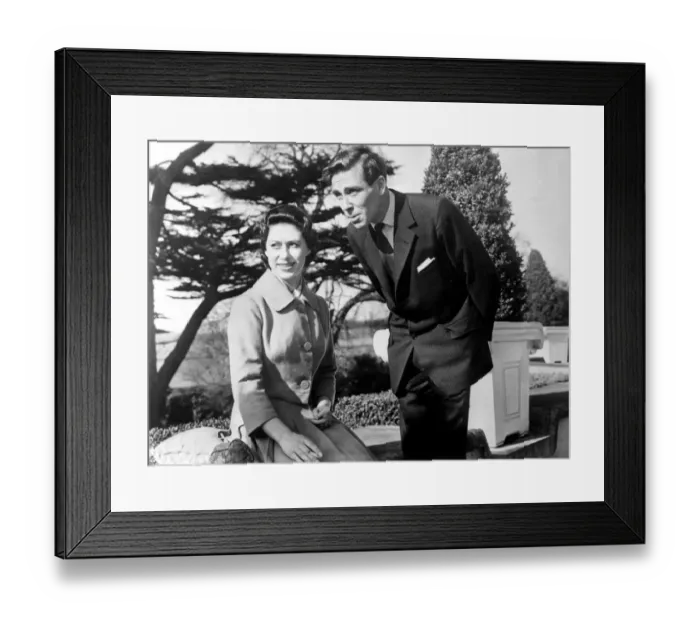 Framed Print : Princess Margaret and Antony Armstrong Jones at Windsor. 27th February 1960