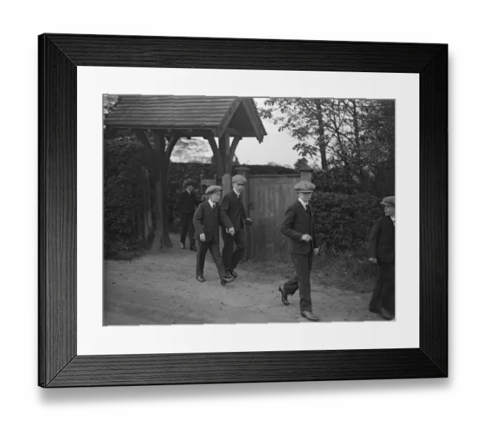 Framed Print : Lord Lascelles attends church with his school mates. Lord Lascelles, oldest son Framed Print : Lord Lascelles attends church with his school mates. Lord Lascelles, oldest son