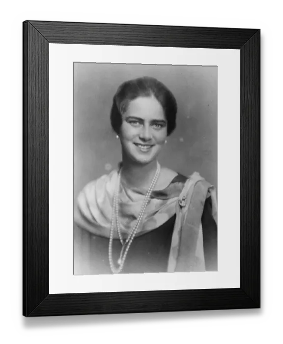 Framed Print : Heroine of the latest betrothal rumour. Princess Ileana of Romania, who according Framed Print : Heroine of the latest betrothal rumour. Princess Ileana of Romania, who according