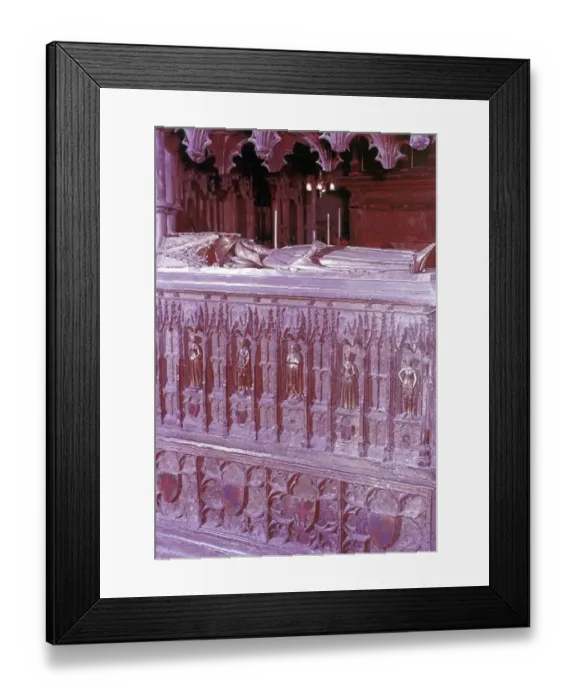 Framed Print : Westminster Abbey, Royal Effigies and Tombs. Edward III Framed Print : Westminster Abbey, Royal Effigies and Tombs. Edward III