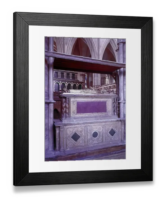 Framed Print : Wesminster Abbey (Royal effigies and tombs) Framed Print : Wesminster Abbey (Royal effigies and tombs)