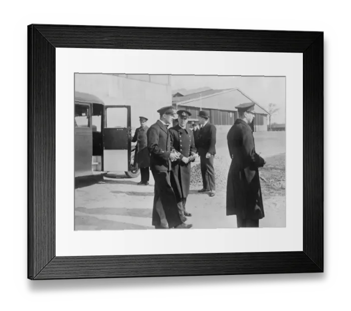 Framed Print : Prince Bertil of Sweden visits Dutch royal family. Prince Bertil, grandson of