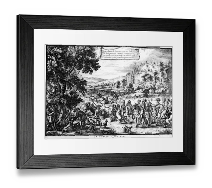 Framed Print : The Royal Hunt, Louis XIV (1638-1715, King from 1643) Framed Print : The Royal Hunt, Louis XIV (1638-1715, King from 1643)