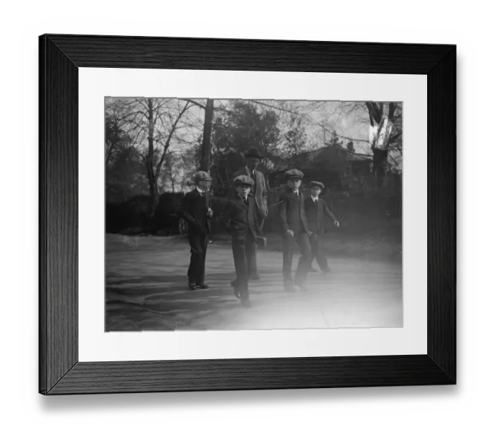 Framed Print : Lord Lascelles attends church with his school mates. Lord Lascelles, oldest son Framed Print : Lord Lascelles attends church with his school mates. Lord Lascelles, oldest son