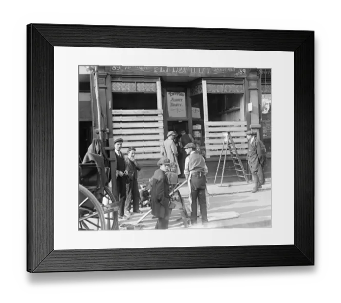 Framed Print : Munitions explosion at Park Royal 18th September 1919