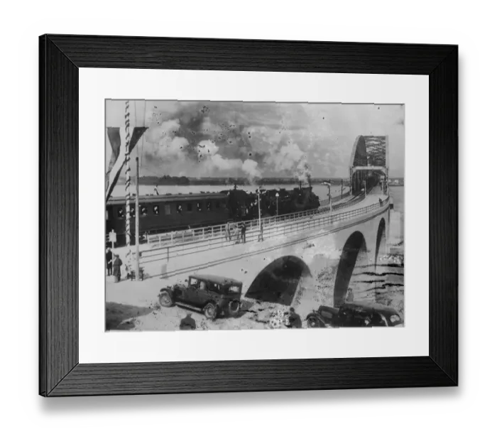 Framed Print : Great new bridge across the Danube opened. Prince Paul, Chief Regent of Jugoslavia Framed Print : Great new bridge across the Danube opened. Prince Paul, Chief Regent of Jugoslavia