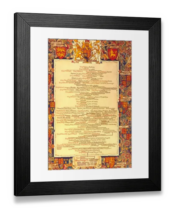 Framed Print : Crescent of King George VI Framed Print : Crescent of King George VI