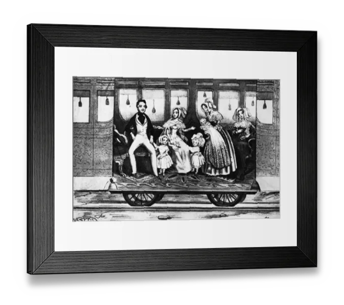Framed Print : A peep into the Royal Railroad carriage Framed Print : A peep into the Royal Railroad carriage