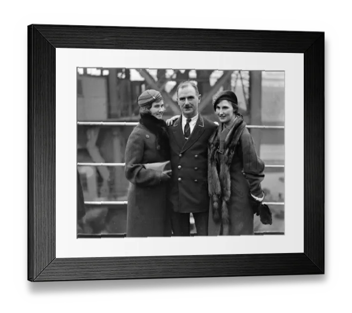 Framed Print : Return of Royal Scot at Tilbury. After tour of Canada and United States. Driver Framed Print : Return of Royal Scot at Tilbury. After tour of Canada and United States. Driver
