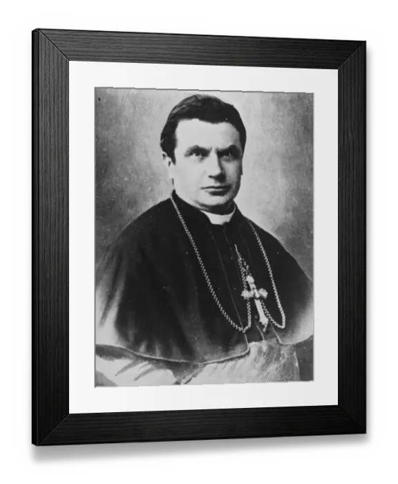 Framed Print : The Officiate at the Royal Wedding. Cardinal Maffi. 22 October 1930 Framed Print : The Officiate at the Royal Wedding. Cardinal Maffi. 22 October 1930