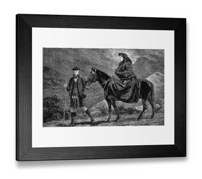 Framed Print : The Passing of John Brown Queen Victoria riding with her trusted servant John Framed Print : The Passing of John Brown Queen Victoria riding with her trusted servant John