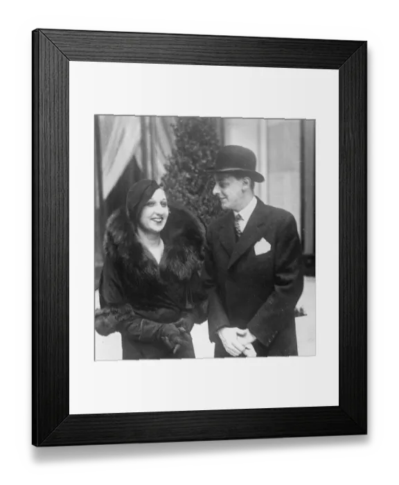 Framed Print : Romanian Prince Nicholas renounces titles for sake of wife. Latest picture together Framed Print : Romanian Prince Nicholas renounces titles for sake of wife. Latest picture together