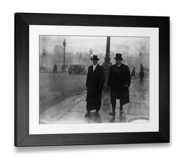 Framed Print : Wedding of the Duke of Kent and Princess Marina. The Rev R M French ( left )
