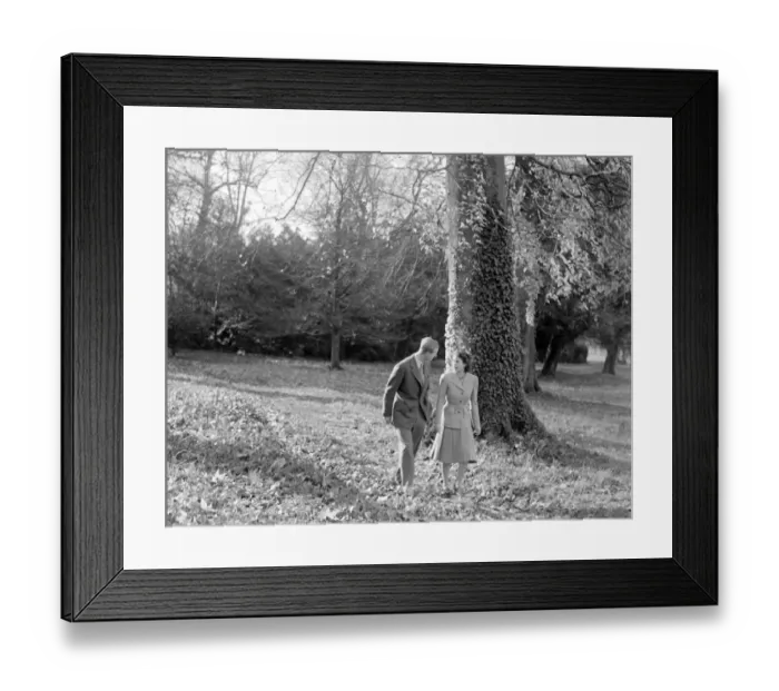 Framed Print : Royal Wedding. H. R. H Princess Elizabeth and Duke of Edinburgh. Royal Couple Framed Print : Royal Wedding. H. R. H Princess Elizabeth and Duke of Edinburgh. Royal Couple