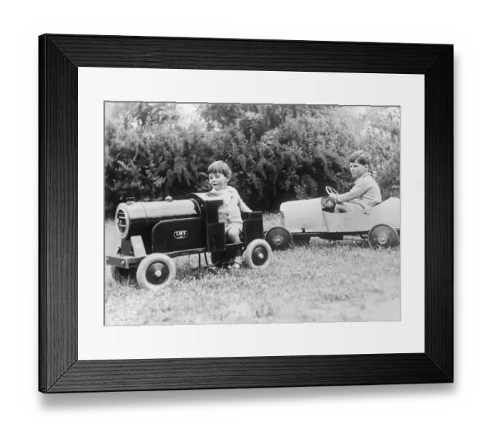 Framed Print : Royal Princes narrowly avert a crash. A crash just averted as Prince Tomislav Framed Print : Royal Princes narrowly avert a crash. A crash just averted as Prince Tomislav